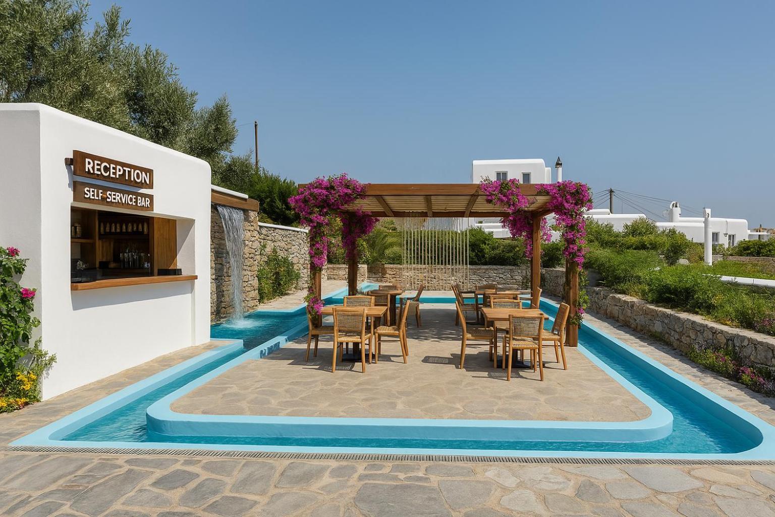 Mykonian Breeze Lejlighed Ano Mera Eksteriør billede